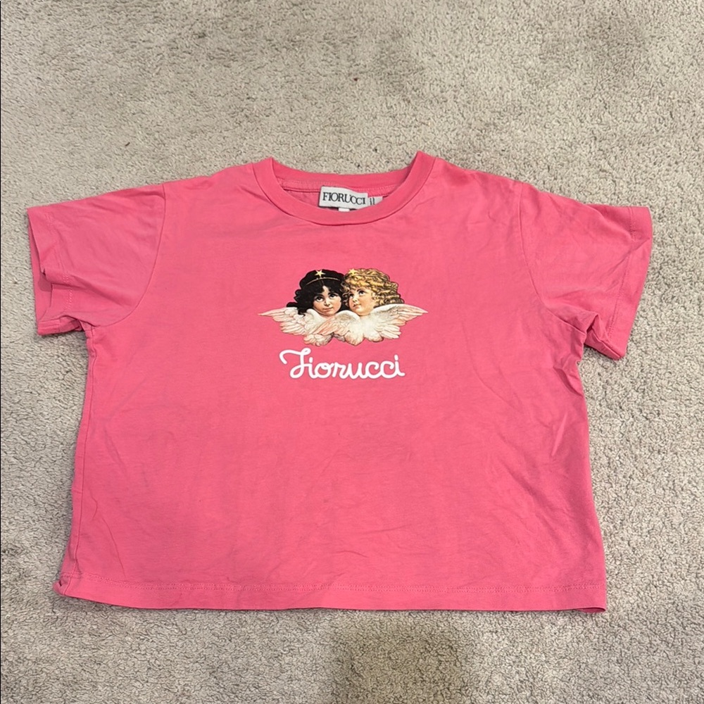 Fiorucci Pink Graphic T-Shirt